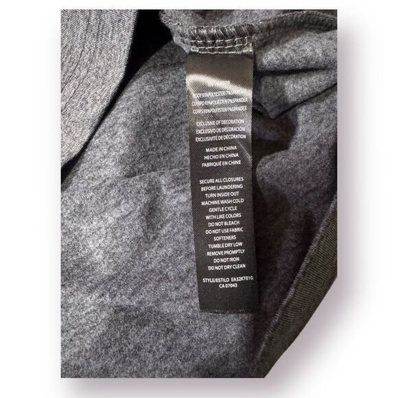 Eddie Bauer Mens Medium Gray 1/4 Zip Sweatshirt Hoodie Shirt Size Large Gorpcore - Picture 5 of 7